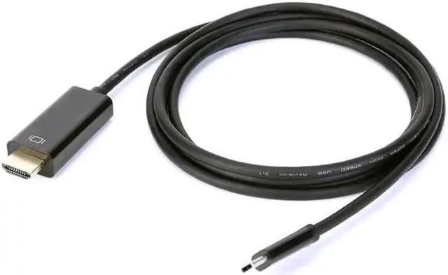 Alt view image 2 of 5 - USB C to 4K HDMI Cable Video Converter Adapter 6Ft Type C to HDMI 4K Cord