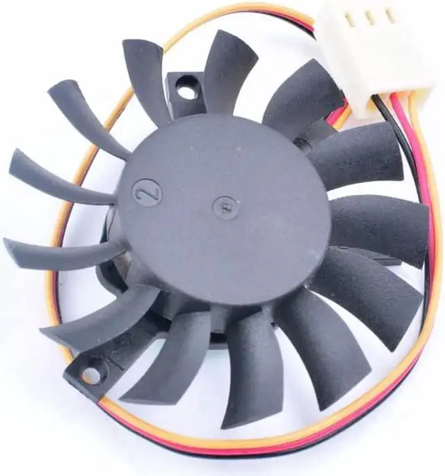 Alt view image 3 of 3 - DFS500912M 12V 1.6W router industrial control TV heat sink dedicated graphics card cooling fan