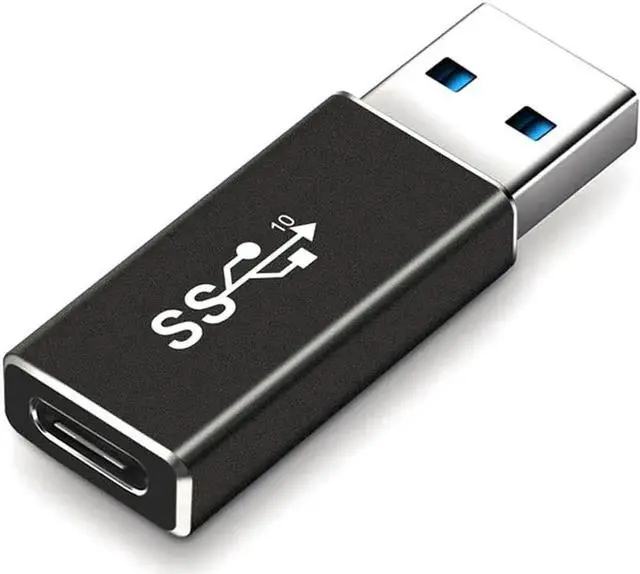 Main image of USB 3.1 GEN 2 Male to Type-C Female Adapter, Support Double Sided 10Gbps Charging & Data Transfer, USB A to USB C 3.1 Converter 2 pack