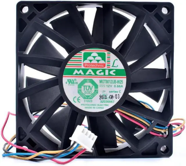 Main image of MGT8012UB-W25 8cm 8025 80x80x25mm 12V 0.66A server chassis large air volume cooling fan