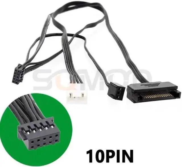 Main image of 10pin Connector Cable Wire Integrated Water Cooling Radiator Power Supply Cord for Z53 Z63 Z73 Water Cooler(10 pins)