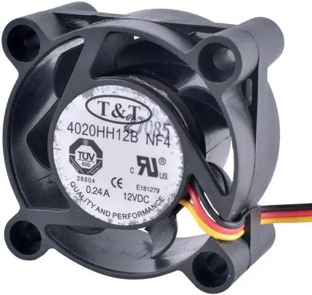 Alt view image 3 of 4 - New 4020HH12B NF4 4cm 4020 40mm fan 12V 0.24A 3-wire belt monitoring speed double ball bearing large air volume cooling fan