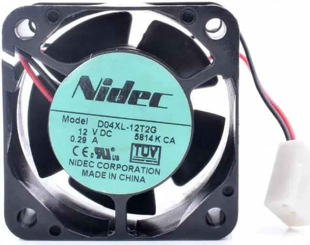 Alt view image 4 of 4 - D04XL-12T2G 4cm 4028 40x40x28mm 12V 0.29A server power cooling fan