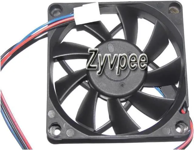Alt view image 2 of 2 - Delta 7015 70*15mm AFB0712LB 12V 0.14A 3 Wire 3 Pins 7CM case fan 70mm cooling fan