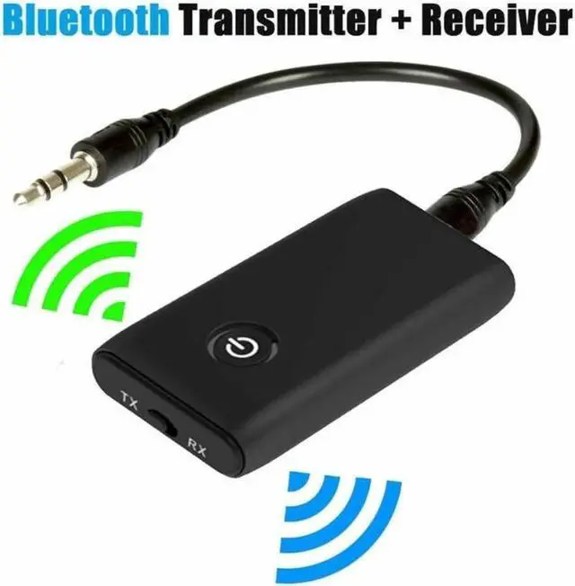 Main image of Aux Bluetooth Adapter for Car, Bluetooth 5.0 Transmitter Receiver, Portable Wireless Bluetooth Adapter, 2-in-1 Bluetooth Aux Adapter, Audio Receiver for Laptop, Radio, Headphones, Speakers, TV