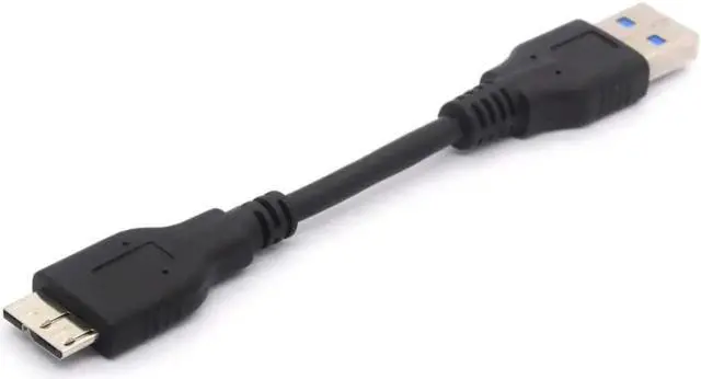 Main image of 2 Pack Micro USB Cable USB 3.0 A Male to Micro B Male Adapter Cord for HDD, Hard Drives, Printers, Network Hubs 2 Pack