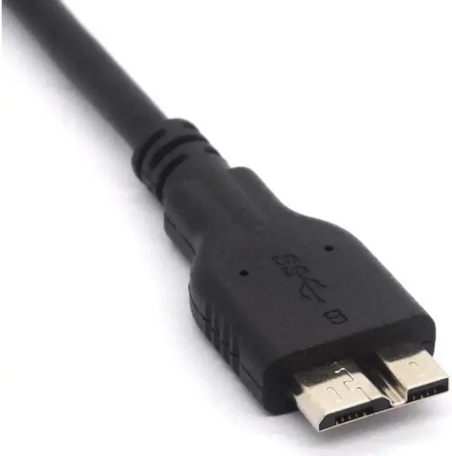 Alt view image 2 of 5 - 2 Pack Micro USB Cable USB 3.0 A Male to Micro B Male Adapter Cord for HDD, Hard Drives, Printers, Network Hubs 2 Pack