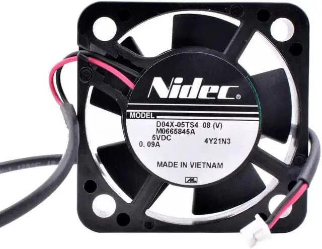 Alt view image 2 of 4 - D04X-05TS4 4cm 4.2cm 4210 42x42x10mm 5V 0.09A Double ball bearing router TV box built-in cooling fan