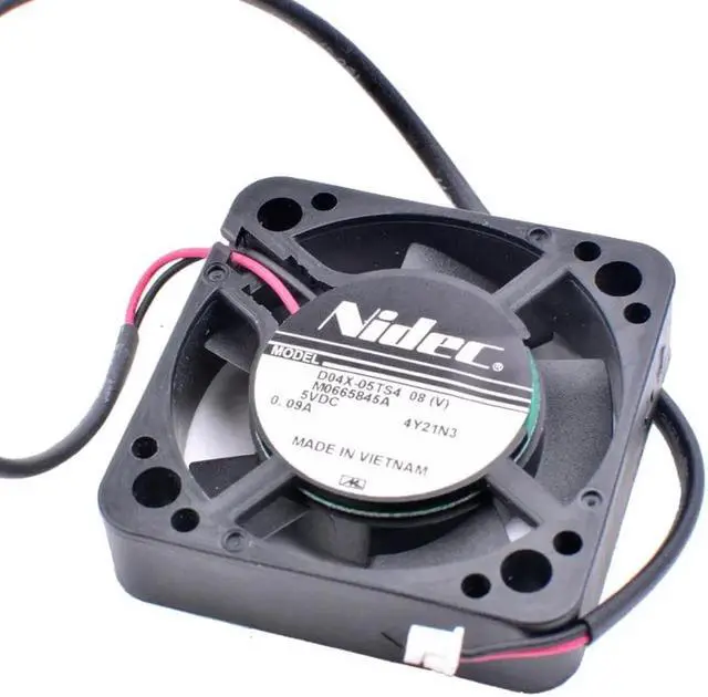 Alt view image 3 of 4 - D04X-05TS4 4cm 4.2cm 4210 42x42x10mm 5V 0.09A Double ball bearing router TV box built-in cooling fan