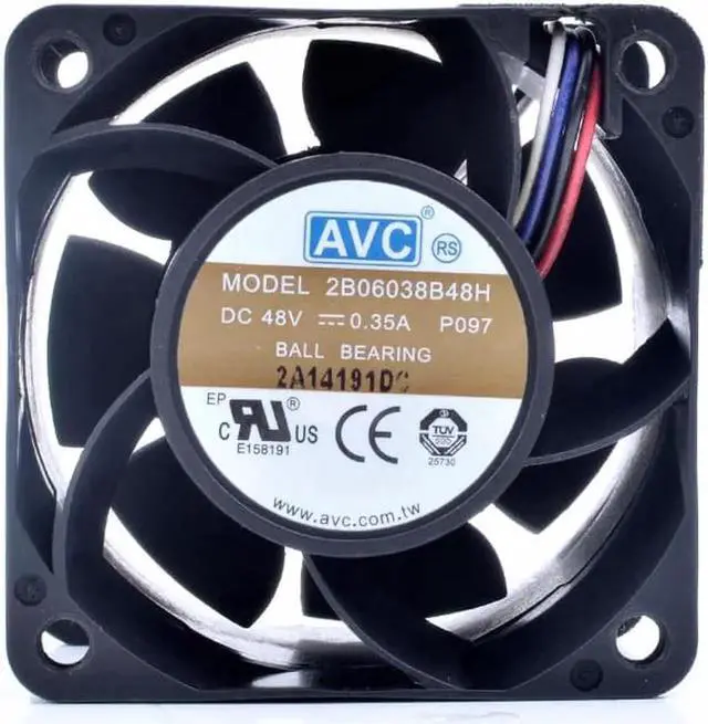 Main image of 2B06038B48H 6cm 6038 60x60x38mm 48V 0.35A communication server inverter cooling fan
