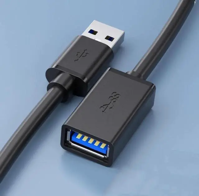 Alt view image 2 of 5 - 2Pack 6.6 Feet(2m)Cable Matters USB to USB Extension Cable 6 .6ft (USB 3.0 Extension Cable / USB Extender) in Black for Webcam, VR Headset, Printer, Hard Drive and More -