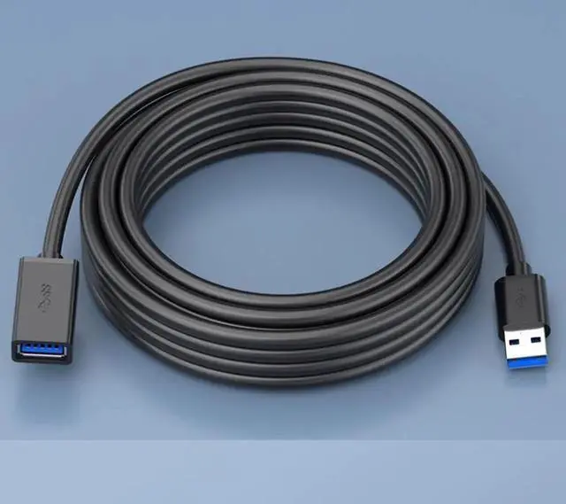 Alt view image 4 of 5 - 2Pack 6.6 Feet(2m)Cable Matters USB to USB Extension Cable 6 .6ft (USB 3.0 Extension Cable / USB Extender) in Black for Webcam, VR Headset, Printer, Hard Drive and More -