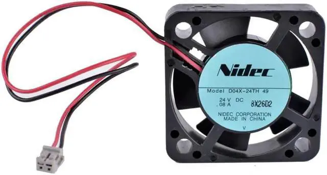 Alt view image 3 of 4 - D04X-24TH 49 42mm 4.2cm 4010 4210 24V 0.08A Double ball bearing inverter IPC cooling fan