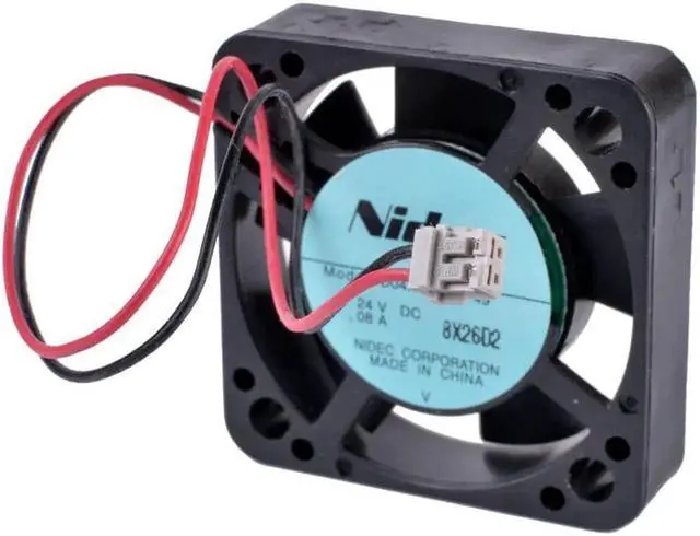 Alt view image 2 of 4 - D04X-24TH 49 42mm 4.2cm 4010 4210 24V 0.08A Double ball bearing inverter IPC cooling fan