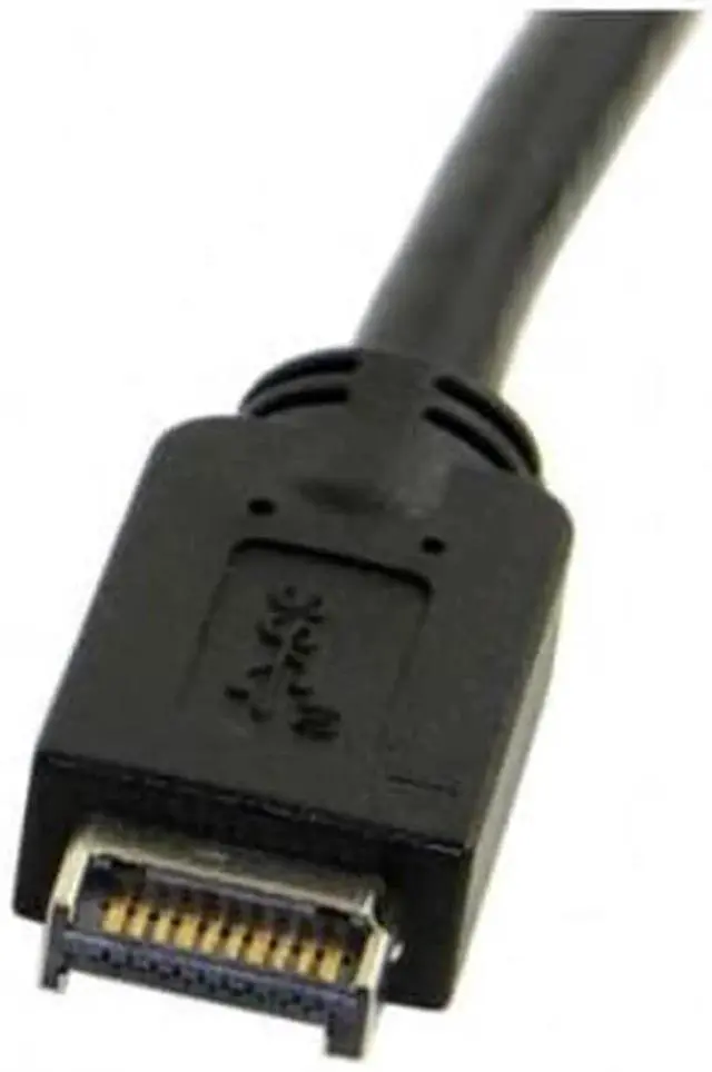 Alt view image 6 of 6 - Front Panel Header USB 3.1 to USB-C Type-C Female Extension Cable 40cm with Panel Mount Screw