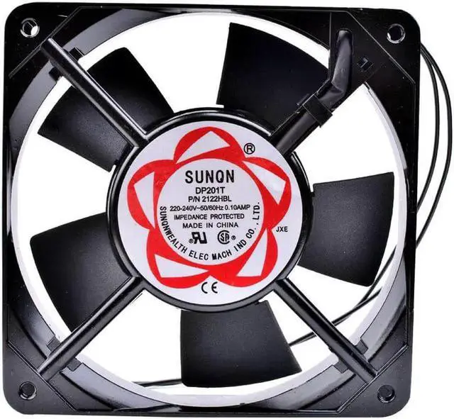 Main image of DP201T 2122HBL 12cm 12025 AC220V 240V Double ball bearing cabinet metal high temperature cooling fan