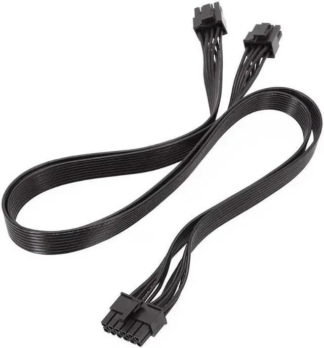 Alt view image 7 of 7 - Suitable for Seasonal PSU P-860 P-1000 X-1050 power supply 12pin to dual 8pin graphics card cable
