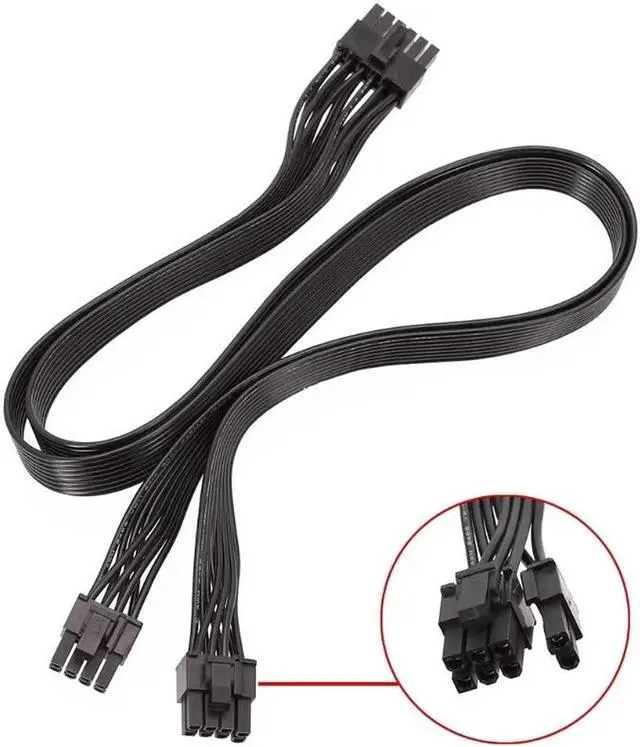 Main image of Suitable for Seasonal PSU P-860 P-1000 X-1050 power supply 12pin to dual 8pin graphics card cable