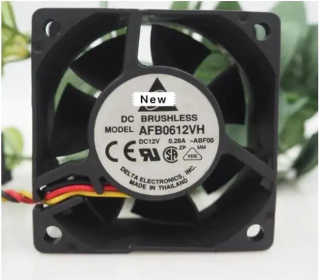 Main image of For Delta Electronics AFB0612VH 644317-001 -AH1H Server Cooling Fan DC 12V 0.28A 60x60x25mm 4-wire