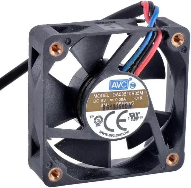 Main image of DA03510B05M 3.5cm 3510 35x35x10mm 5V 0.08A Three-wire double ball bearing large air volume cooling fan STB co