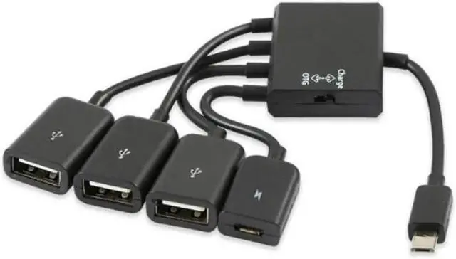 Alt view image 2 of 5 - Type-C USB Adapter OTG Cable USB C 3.0 2.0 Male to USB Micro Female Adapter USB Hub for Samsung Xiaomi Huawei