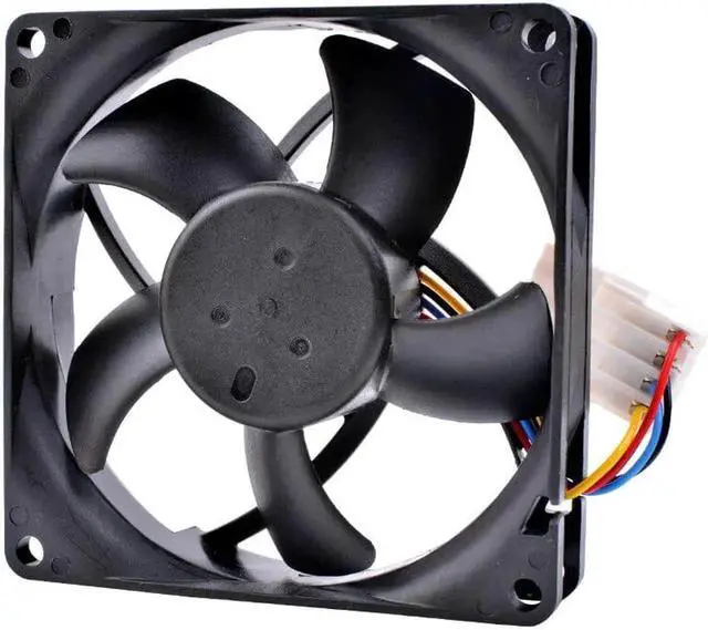 Alt view image 3 of 4 - AFC0812DD 8cm 80mm 12V 0.75A Double ball bearing large air volume server cooling fan