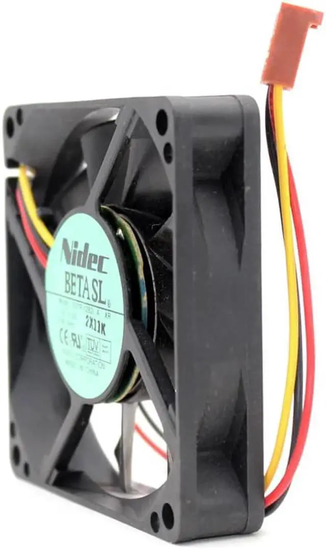 Alt view image 3 of 4 - D07R-12B2L 7cm 7015 70x70x15mm DC12V 0.08A 3 lines Speed monitoring computer chassis CPU cooling fan