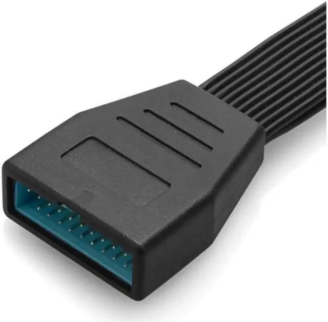 Alt view image 2 of 4 - Motherboard Mainboard USB3.0 19Pin 20Pin Female to USB 3.0 19pin 20 Pin Male Extension Conversion Connecting Cable