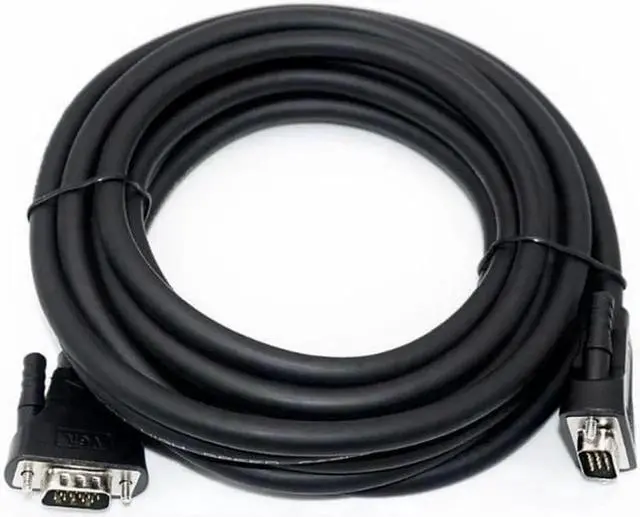 Alt view image 2 of 5 - DTECH Heavy Duty VGA Male to Male Cable 10 Feet Long PC Computer Monitor Cord 1080p High Resolution (3m)
