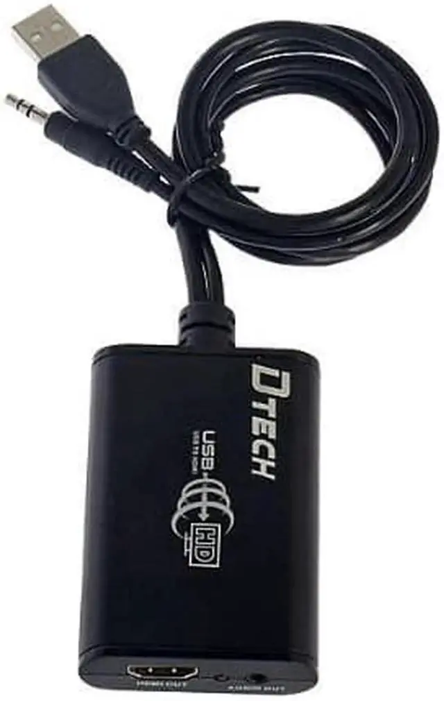 Alt view image 3 of 6 - DT-6512 USB to HDMI converter USB to HDMI external graphics card adpater USB to HDMI 1080P HD cable