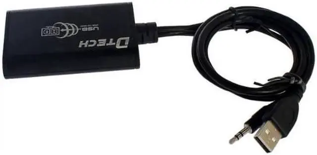 Alt view image 5 of 6 - DT-6512 USB to HDMI converter USB to HDMI external graphics card adpater USB to HDMI 1080P HD cable