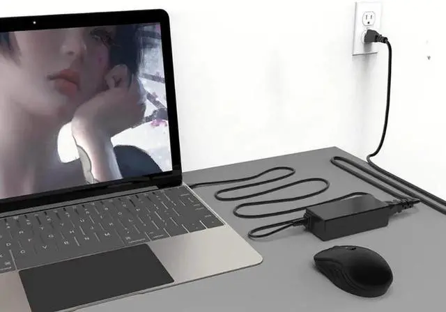 Alt view image 4 of 6 - 45W Type-C Universal Laptop Charger AC Power Adapter 5V/3A 9V/3A 12V3A15V/3A 18V/2.5A 20V/2.25A, suitable for replacing power supply for all Type-C laptop types