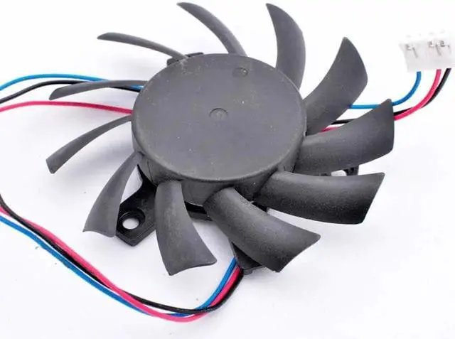 Alt view image 2 of 2 - DFS701024H 24V 3.1W Diameter 65mm, hole pitch 40mm, 3 wires, cooling fan for graphics card