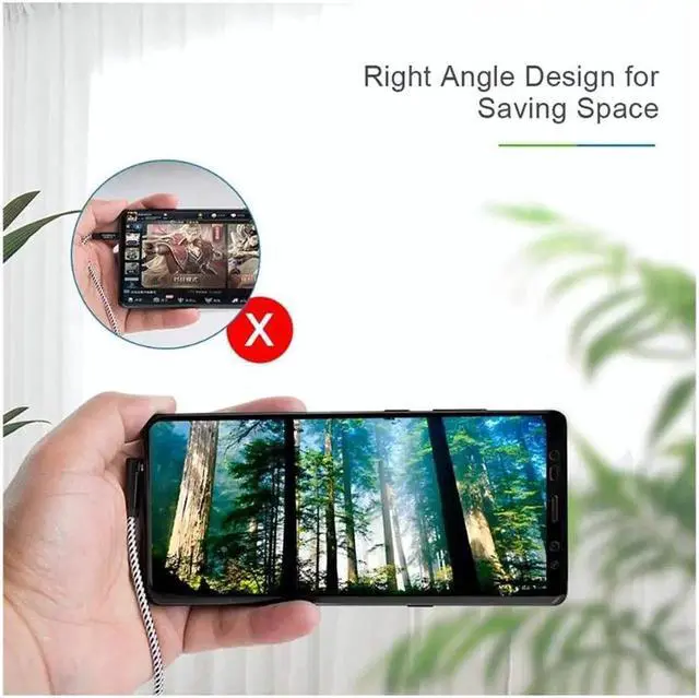 Alt view image 3 of 6 - CableCreation Headphone Extension Cable, 90 Degree TRRS 3.5mm Male to Female Audio Extension Cable 4-Conductor(Microphone Compatible), 6 Feet