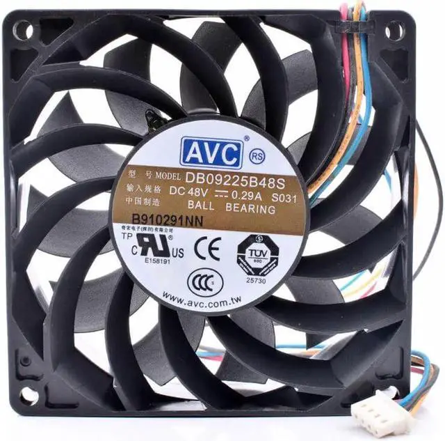 Main image of DB09225B48S 9cm 9025 48V 0.29A resistance temperature control server inverter cooling fan
