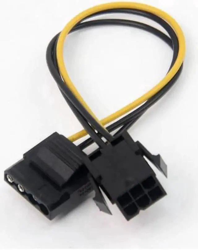 Main image of Molex To PCI E Power Adapter IDE 4Pin 4 Pin Female to 6 Pin Female 6Pin Graphics Video Card Converter Cable 1 pcs wholesale