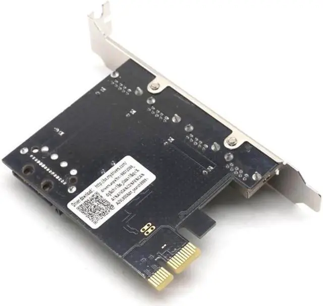 Alt view image 7 of 7 - Weastlinks PCI-E to 4 Ports USB3.0 Expansion Card PCI Express to USB3.0 Adapter Card with SATA Power Interface for Desktop PC