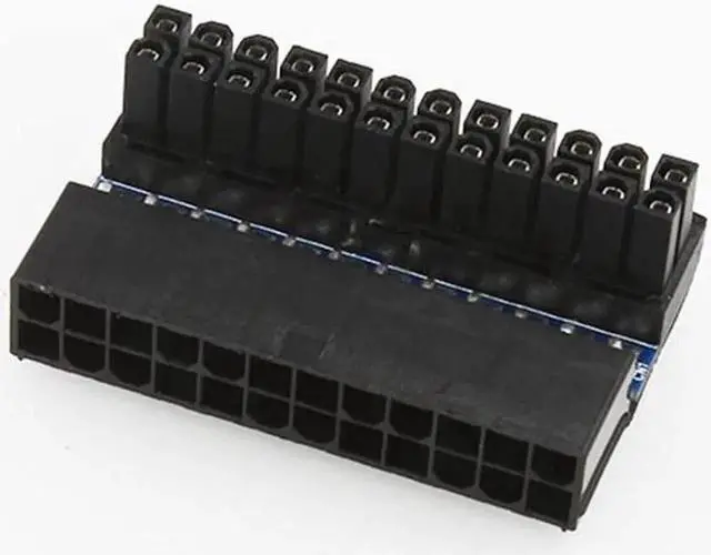 Main image of 24Pin Right Angle ATX 24Pin Female to 24pin Male Right Angle Adapter for Desktop PC Power Supply ATX 24 pin 90 Adapter ATX 24 pin Cable
