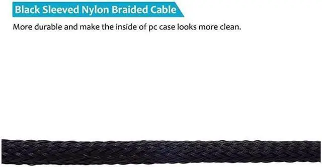 Alt view image 6 of 7 - 4Pack 4 Pin PWM Fan Power Supply Cable PC Internal Motherboard Fan Power Extension Cable Adapter Cord Wire for Computer ATX Case 4Pin 3Pin Cooling Fans Cable 105 inch