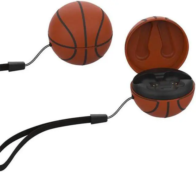 Alt view image 2 of 6 - Wireless Headset Football/Basketball Volleyball Shape Bluetooth Headphones Touch Control Unique Appearance Earbuds