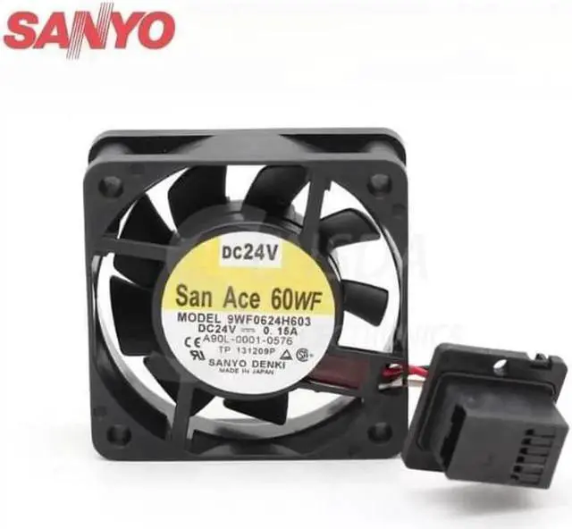 Main image of For Sanyo 9WF0624H603 6020 24V 0.15A A90L-0001-0576 For Waterproof cooling fan