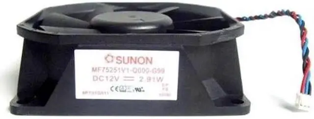 Alt view image 2 of 4 - Original SUNON MF75251V1-Q000-G99 DC 12V 2.91W 3-wires Projector Cooling Fan