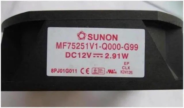 Alt view image 3 of 4 - Original SUNON MF75251V1-Q000-G99 DC 12V 2.91W 3-wires Projector Cooling Fan