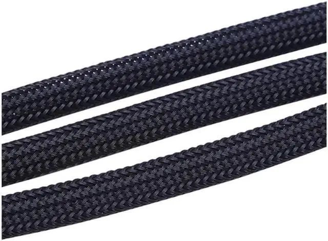 Alt view image 4 of 7 - 10pcs/lot 1 To 3 Way Splitter Sleeved Wire 4-Pin PWM Fan Connector Extension Cable