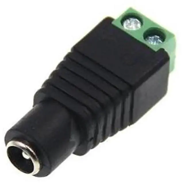 Main image of 10PCS 12V monitoring power connector DC female head to 12V 5.5 * 2.1DC female head to 12V connector