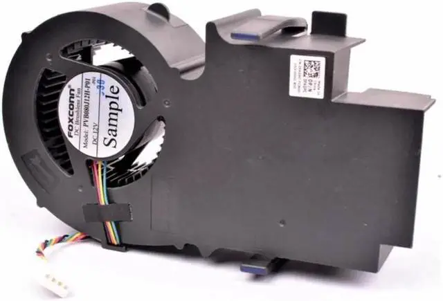 Alt view image 3 of 3 - PVB080J12H-P01 12V All-in-one computer centrifugal turbo blower cooling fan