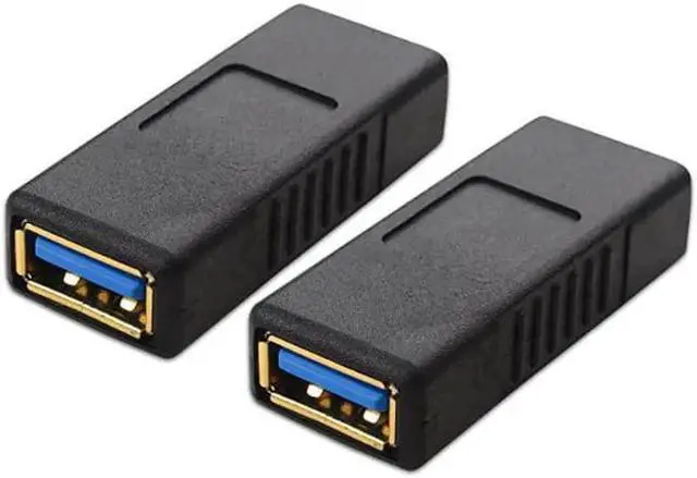 Main image of 2Pack USB 30 Coupler USB Female to Female Adapter Gender Changer