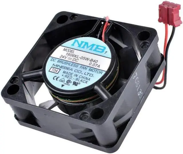 Alt view image 4 of 4 - 1606KL-05W-B40 4cm 4015 40x40x15mm 24V 0.07A Double ball bearing inverter industrial cooling fan