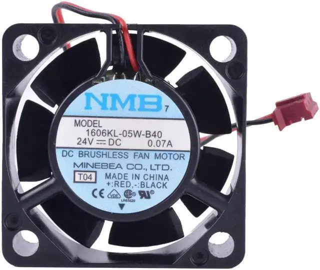 Alt view image 3 of 4 - 1606KL-05W-B40 4cm 4015 40x40x15mm 24V 0.07A Double ball bearing inverter industrial cooling fan