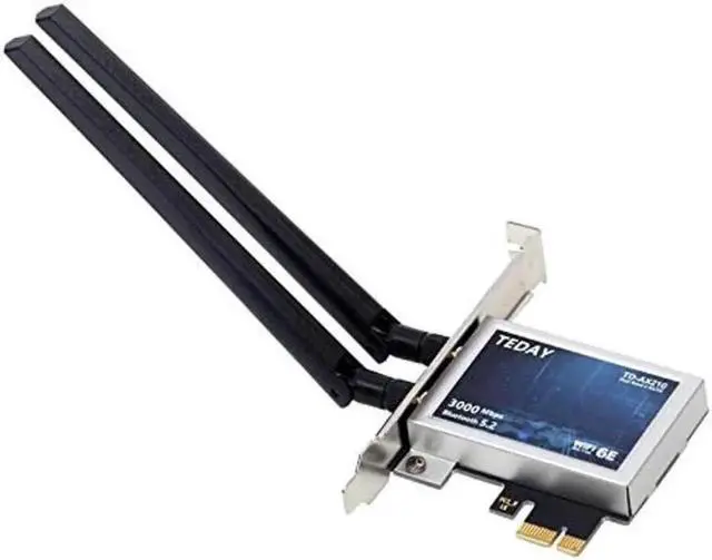 Alt view image 4 of 4 - M.2 To PCI Express Wireless Adapter Converter with 2x Antenna NGFF M.2 WiFi Bluetooth Card For Intel AX210 AX200 9260 8265 8260 BCM94352Z DW1560